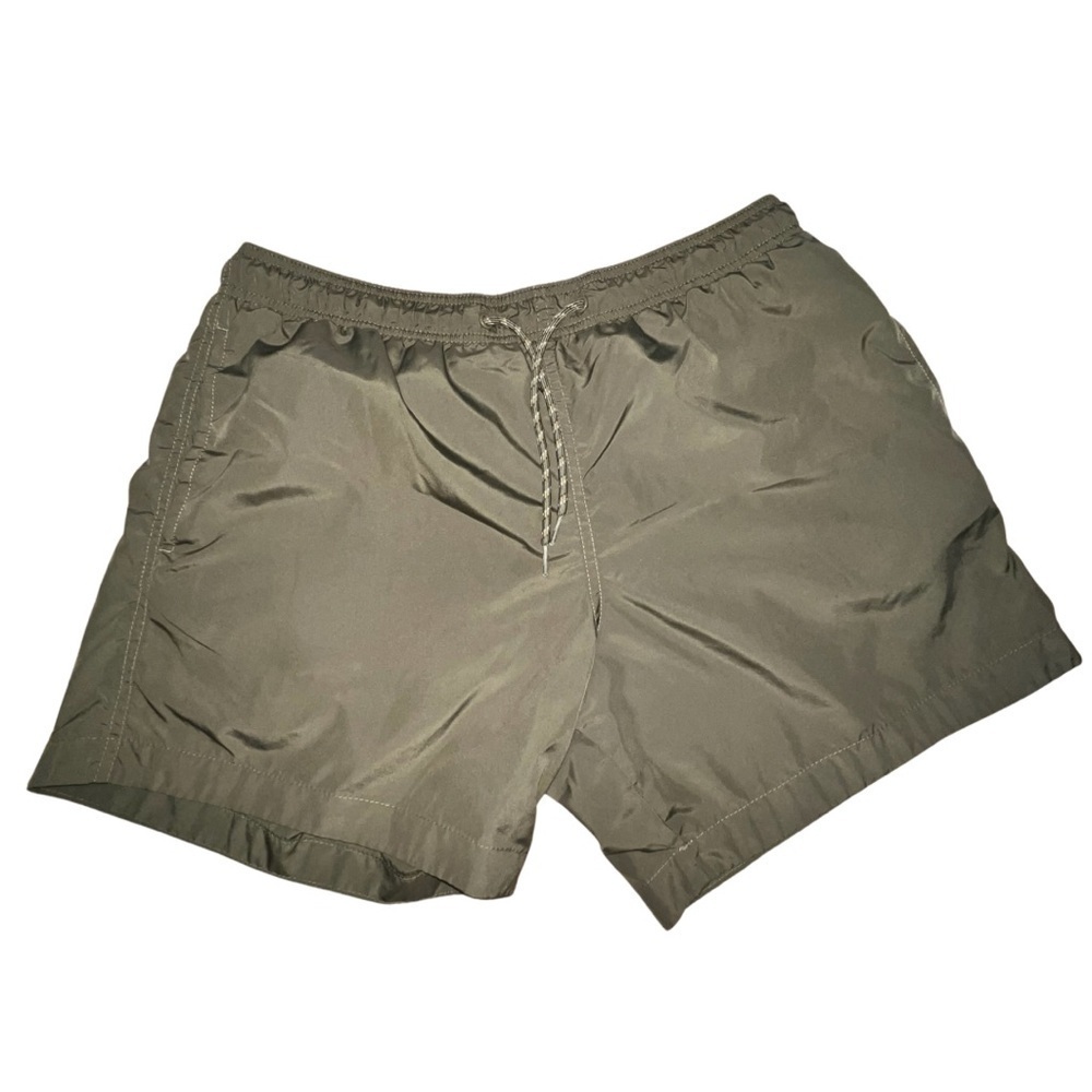 H&M Men’s Green Athletic Shorts with Elastic Waistband M